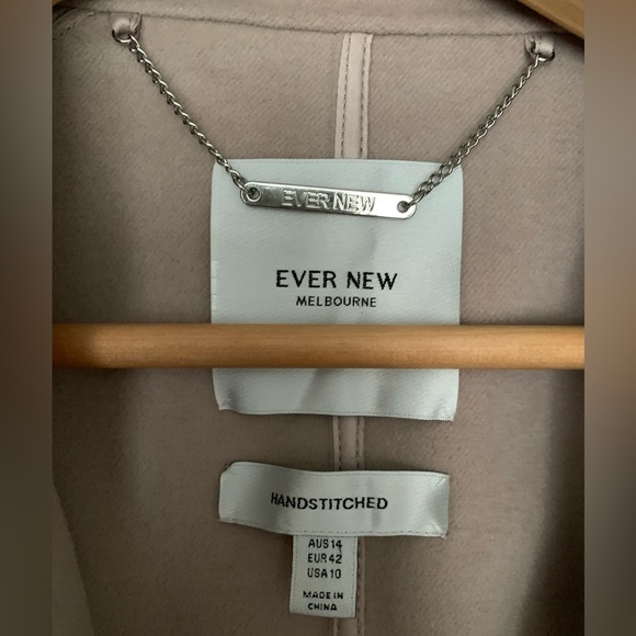 Ever New Beige Double-Breasted Trench Coat - Picture 4 of 6